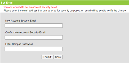Set Email 